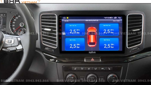Màn hình DVD Android xe Volkswagen Sharan 2010 - nay | Fujitech 